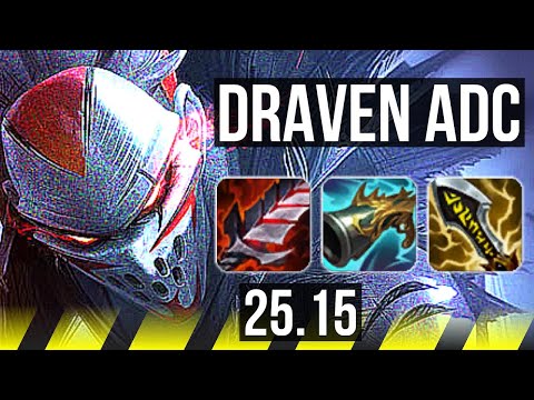 DRAVEN & Swain vs EZREAL & Rakan (ADC) | Legendary, 15/3/3 | NA Master | 25.15
