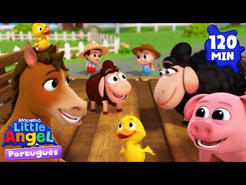 Seu MacDonald 🧑‍🌾🐮 Músicas Infantis em Português 🎵 | Little Angel Brasil
