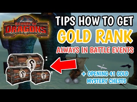 How To Get Gold Rank In Battle Events !! - School of Dragons