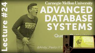 CMU Advanced Database Systems - 24 Query Optimizer Cost Models (Spring 2019)