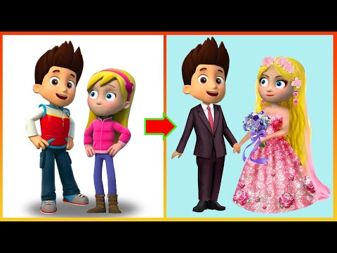 Ryder Paw Patrol And Katie Paw Patrol Get Married - Paw Patrol The Glow Up