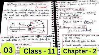 Charge to mass ratio of electrons| Class11 Chapter 2 chemistry #structureofatom #neet #jee