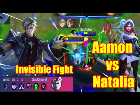 Aamon vs Natalia Invisible Fight, Super Meta Assassin, Strong Jungler #MLBB #mobilelegends