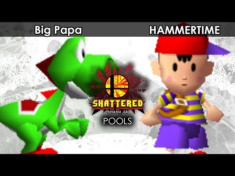 Smash 64: SMT | Big Papa (Yoshi) V HAMMERTIME (Ness) - Shattered 83 Tournament SSB64