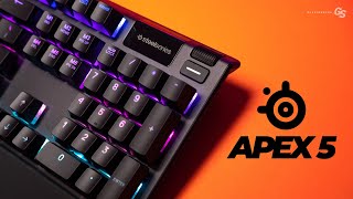Video thumbnail for SteelSeries Apex 5: Truly A Work Of Art by Gear Seekers