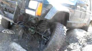 preview picture of video 'XJ Driveshaft Blows Out at Rausch Creek Off-road Park'