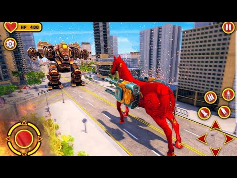 Flying Horse Robot Transform = Horse Shooting = Jogo de cavalo para Android