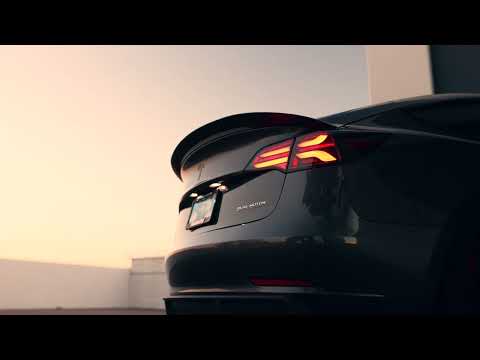 Tesla Model 3 Tail Lights Upgrade - AlphaRex USA 😍