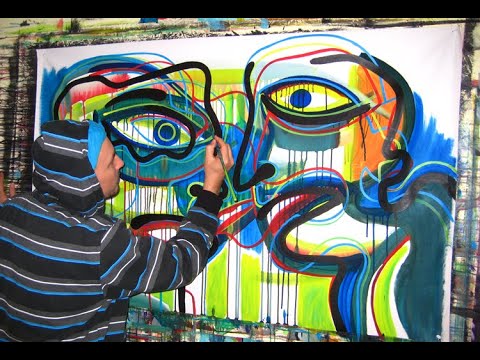 The RAEART Show - How to drip paint techniques with acrylics and more!