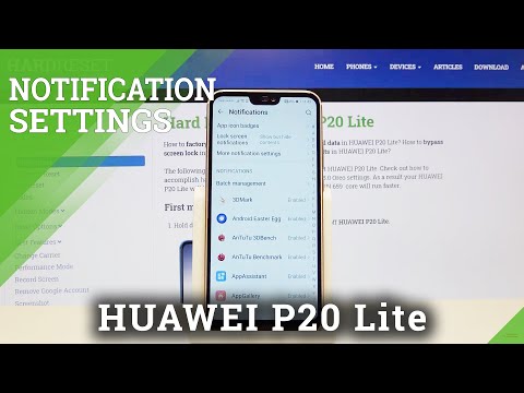 How to Personalize Notifications in HUAWEI P20 Lite – Customize Notifications