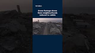 Download lagu Drone footage shows Gaza neighbourhoods reduced to rubble mp3 Download lagu Drone footage shows Gaza neighbourhoods reduced to rubble mp3