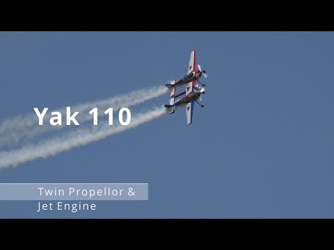 Ride of a LifeTime as this YAK 110 Twin Prop with JET ENGINE DOES ACROBATICS