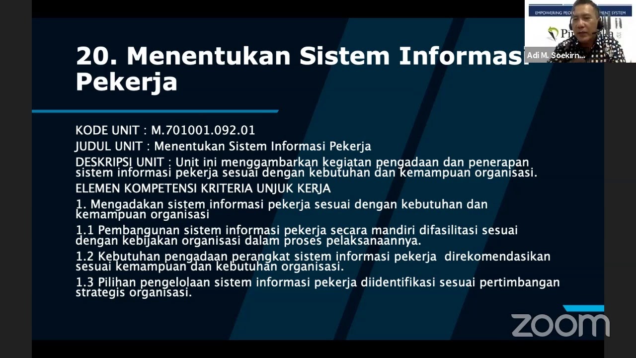 Pembekalan Sertifikasi HR Manager 24 - 27 Agustus 2021 19.30 - 22.00 WIB