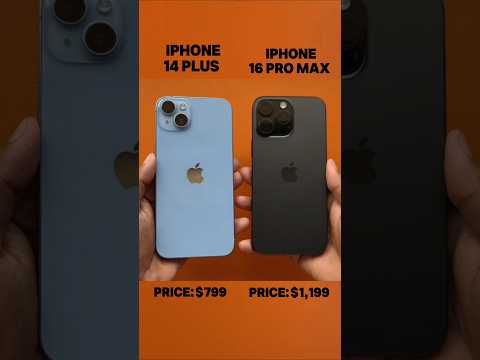 iPhone 16 Pro Max vs iPhone 14 Plus – FULL Comparison & Real-World Test! #shorts