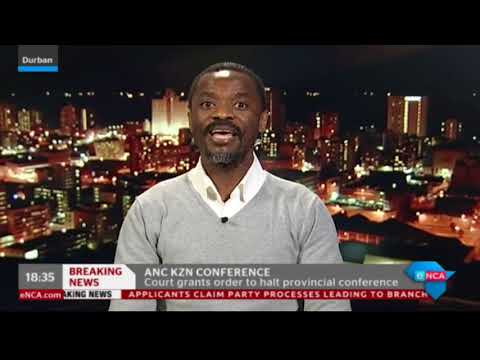 Reaction to court's decision to halt ANC KZN provincial conference