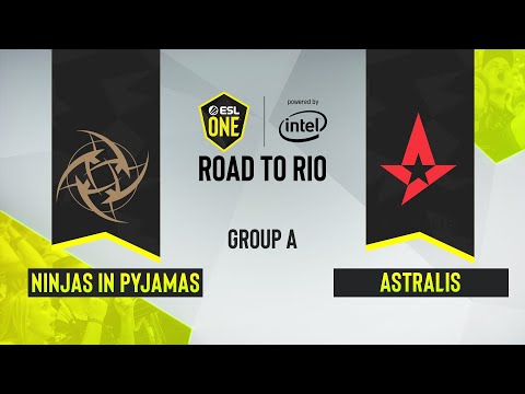 CS:GO - Ninjas in Pyjamas vs. Astralis [Nuke] Map 2 - ESL One: Road to Rio - Group A - EU