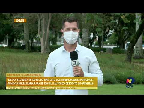 Atualização da greve em Florianópolis