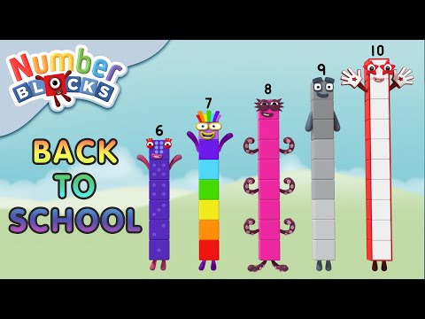 @Numberblocks- #BacktoSchool | Meet Numbers 6-10 | Learn to Count - Kingdom Kids Zone, Little Learners - Numberblocks