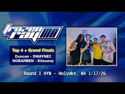 Frozen Ray MA DDR Tournament - Top 4 & Grand Finals (Duncan, DWAYNE!!, NOBARBEN, Kitsunny)