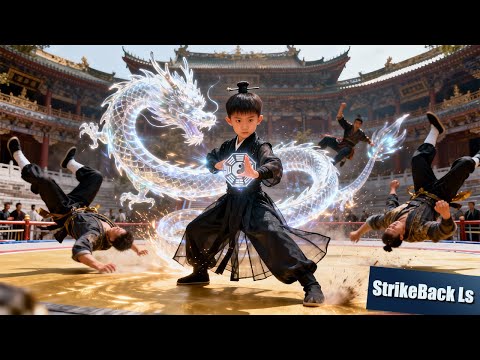 Little Boy Unleashes Kung Fu Power, Knocking Every Arena Enemy Flying—Revealing a Legendary Master!