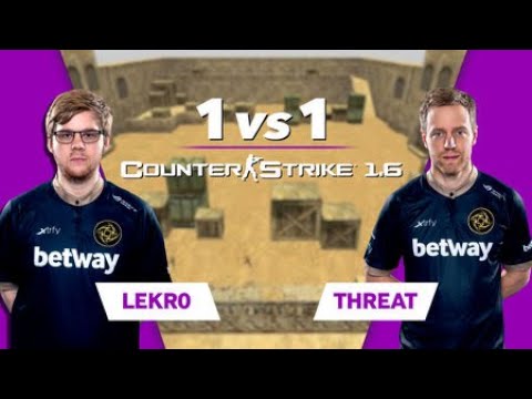 Lekr0 vs Threat CS 1.6 1vs1
