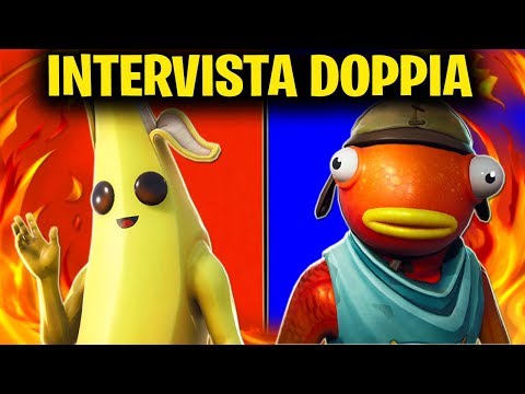 INTERVISTA DOPPIA - BANANITA E PESCE SECCO ( Doppiaggio fortnite )