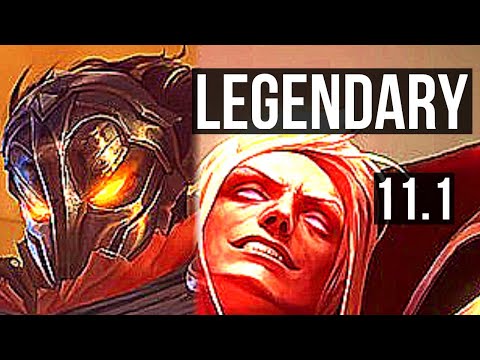 VIKTOR vs VLADIMIR (MID) | 13/0/7, Legendary, Rank 7 Viktor, 6 solo kills | NA Master | v11.1
