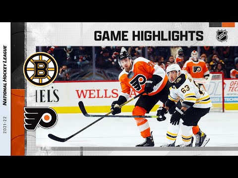 Bruins @ Flyers 11/20/21 | NHL Highlights