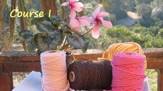 קורס מקרמה אונליין חינם: למד כיצד ליצור קשרים דקורטיביים (חלק 1)