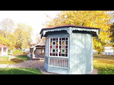 4K/Walking i Old Linköping_ Outdoor museum area part 1/ Sweden