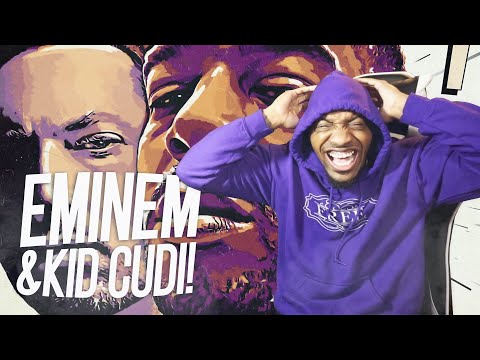 Kid Cudi & Eminem - The Adventures Of Moon Man & Slim Shady (REACTION!!!)