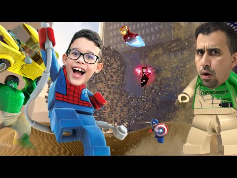 SALVANDO O MUNDO COM OS SUPER HEROES LEGO MARVEL