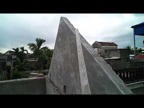 Cách đo kèo ,tính độ dốc mái tôn, mái ngói.Measurement of the truss, sloping roof, tile roof