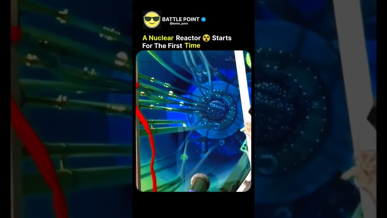 Nuclear Reactor First Startup – How It Works & Sounds 🔥