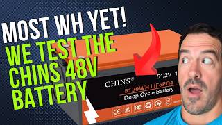 Highest Capacity SO FAR! Chins 48v 51.2v Golf Cart Battery Lithium Lifepo4 #DIY upgrade #solar