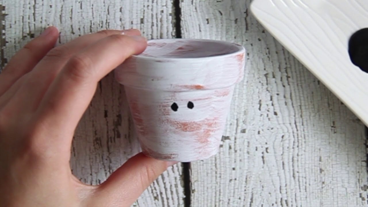Halloween Mini Clay Pots