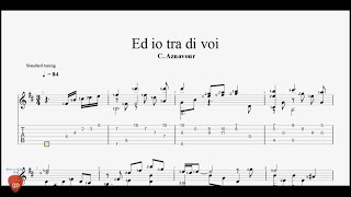 Ed Io Tra Di Voi (Et Moi Dans Mon Coin) - Charles Aznavour - Guitar Pro Tab