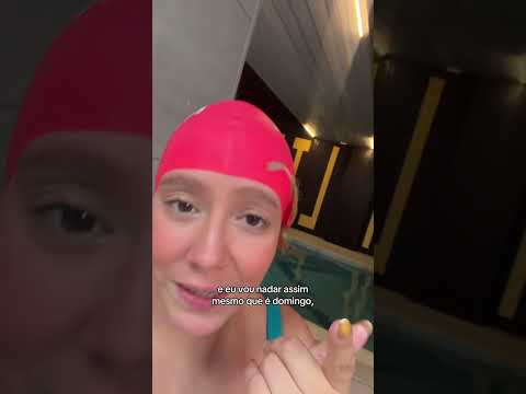 Minha touca de natação rasgou