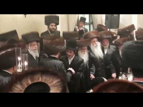 Sadigura Rebbe At A Cousin's Engagement - Adar II 5782