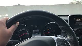 MERCEDES-BENZ C 300 - PARKING BRAKE TURN ON/OFF - HOW TO