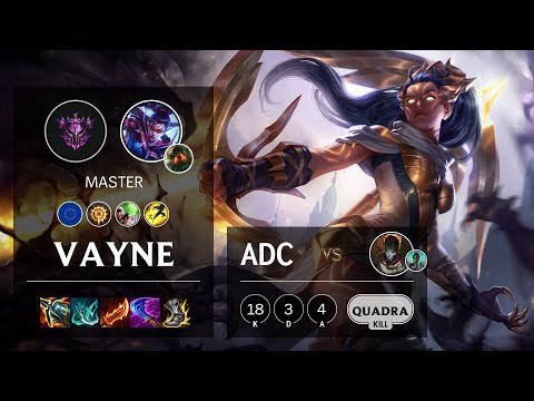 Vayne ADC vs Jhin - EUW Master Patch 11.12