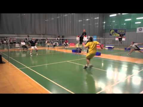 Matthew Carder scores with amazing shot against Maxime Moreels