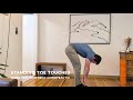 Standing Toe Touches McKenzie Standing Flexion For Low Back Mobility