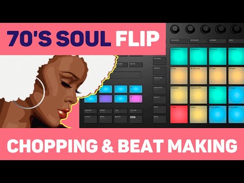 Maschine MK3 - Chopping 70's Soul Sample & Beat Making