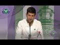 Novak Djokovic Wimbledon 2019 First Round  Press Conference