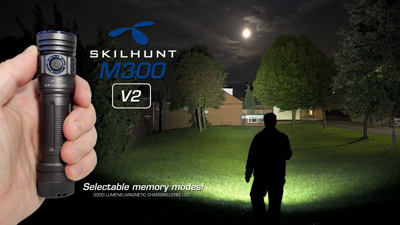[Review] SKILHUNT M300 V2 3000 lumens compact 21700 EDC flashlight