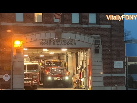 [Brush Fire Unit!] FDNY Engine 321 and BFU 6 in quarters in Brooklyn, New York.
