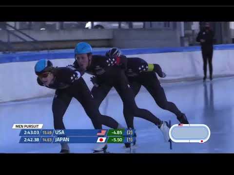 ISU Junior World Cup Team Pursuit Men Gold Medal Japan, Kasahara Kotaro