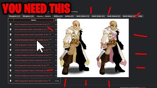 Really Helpful Browser Extension That Lets You Preview Items on AQW Wiki Better!