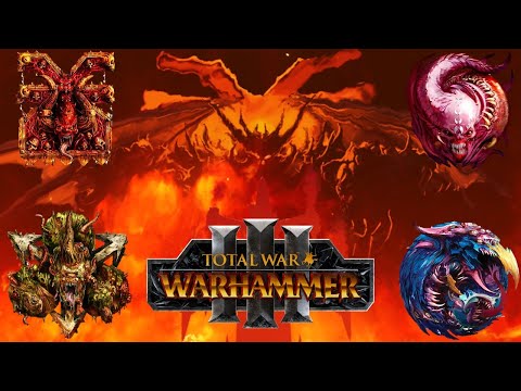 MASSIVE SUBCOMMANDERS 4V4 – The Last Alliance of Elves and Men VS. the Four Greater Daemons of Chaos